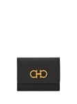 Бумажник с декором Gancini Ferragamo, черный - фото