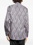 Рубашка с принтом пейсли Etro, фиолетовый - фото 4