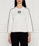 Джемпер женский Elisabetta Franchi с широким рукавом 3/4, белый - фото