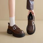 Женские лоферы черные AGSDON, бежевые - фото 9