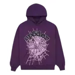 Худи Sp5der Web Hoodie 'Grape', фиолетовый - фото