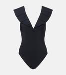 Купальник Alora с рюшами Karla Colletto, черный - фото