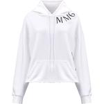 Худи с логотипом MM6 Maison Margiela, белый - фото 3