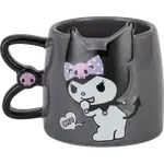 Sanrio Кружка kulomi черная фиолетовая 420ml - фото