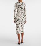 Юбка-миди джерси Stella McCartney, кремовый - фото 3