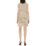 Хлопковое мини-платье Ekd Burberry, sand - фото 4