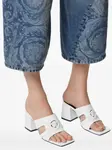 Мюли Medusa '95 на блочном каблуке VERSACE, белый - фото 5