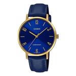 Часы CASIO Quartz Waterproof Blue Analog, синий - фото