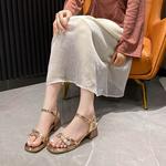 TAFN Женские сандалии One Strap Gold - фото 5