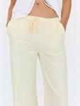 Широкие брюки Pull&Bear, пастельно-желтый - фото 5