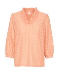 Блуза Kaffe Victoria, оранжевый - фото