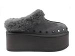 Сабо Candie's Sabi Platform Clog, Grey Suede - фото 2