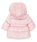Пуховик с детским принтом Monnalisa, розовый - фото 2