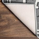 Ковер nuLOOM, 51 x 150 см, Rug Graphic Machine Washable Laundry Mat, Dark Grey - фото 5