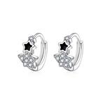 Asia Star Серьги-гвоздики из серебра 925 пробы - фото 2