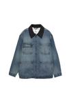 Куртка PULL&BEAR Denim jacket, Blue Denim - фото 6