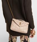 Кожаная сумка через плечо toy Saint Laurent, бежевый - фото 2