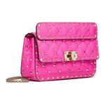 Valentino Кожаная сумка через плечо с шипами - фото 2