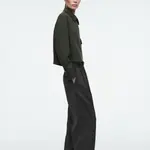 COS Женская куртка хаки, Khaki Green - фото 4