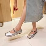 OMS Серебряные балетки Мэри Джейн, цвет Silver - фото 11