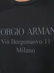 Футболка с логотипом GIORGIO ARMANI, черный - фото 5