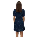 Платье Vero Moda Alba short sleeve short, синий - фото 2