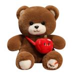 Плюшевая кукла Cute Apple Bear высотой 25см/35см Bitter purchase - фото 7