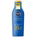 Увлажняющий лосьон для загара SPF20 200мл Nivea, Sun Protect & Moisture - фото