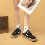 Кроссовки La Chapelle Skateboarding Shoes Women's Low-top, черный/бежевый - фото 9