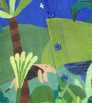 Рубашка с принтом Amazonas Fábula, Est Amazonas Fundo Azul - фото 2