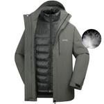 Пуховик унисекс Jeep, хаки - фото 3