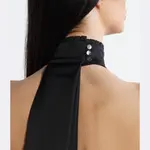 Платье с оборками Hun's Pick Karl Lagerfeld, черный - фото 4