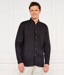 Льняная рубашка Regular fit Oscar Jacobson, черный - фото 3