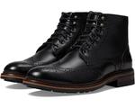 Ботинки Johnston & Murphy Connelly Wing Tip, цвет Black Full Grain - фото