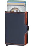 Кошелек Secrid, цвет night blue/orange - фото 3