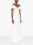 Платье с открытыми плечами Vestiaire d'un Oiseau Libre, белый - фото 3