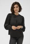 Блуза Kaffe KAamara LS Blouse, Black Deep/Black - фото