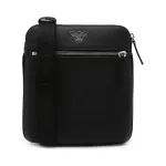 Сумка мужская Emporio Armani на молнии с логотипом бренда, черный - фото