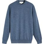 Свитер мужской ZARA, синий с принтом зебры - фото 5