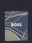 Футболка с графическим принтом BOSS Kidswear, синий - фото 3