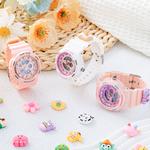 Disney Электронные часы с силиконовым ремешком унисекс белый циферблат - фото 5