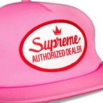 Сетчатая спинка Supreme Authorized, 5 панелей, розовая - фото 3