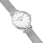 Часы Ruby Petite Silver White Mesh Burker - фото 2