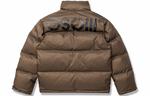 Пуховик унисекс Oscill, Коричневый - фото 10