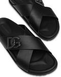 Мужские слипоны Slides Dolce & Gabbana, черный - фото 4