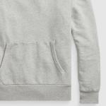 Поло пони хлопковый худи Polo Ralph Lauren, серый - фото 9