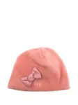 Шапка бини с бантом Il Gufo, розовый - фото