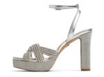 Сандалии Aldo Shimma Platform Sandal, серебристый металлик - фото 2