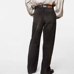 Logo Patch Wide Leg Jeans Acne Studios, черный - фото 5