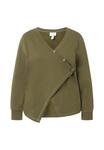 Толстовка Ulla Popken ASYMMETRIC LOOK , Olive - фото 6